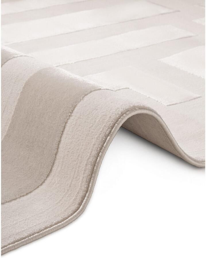 ELLE DECORATION Design-vloerkleed Onyx Woonkamer slaapkamer loper hoog-laag effect gang glans - Foto 2