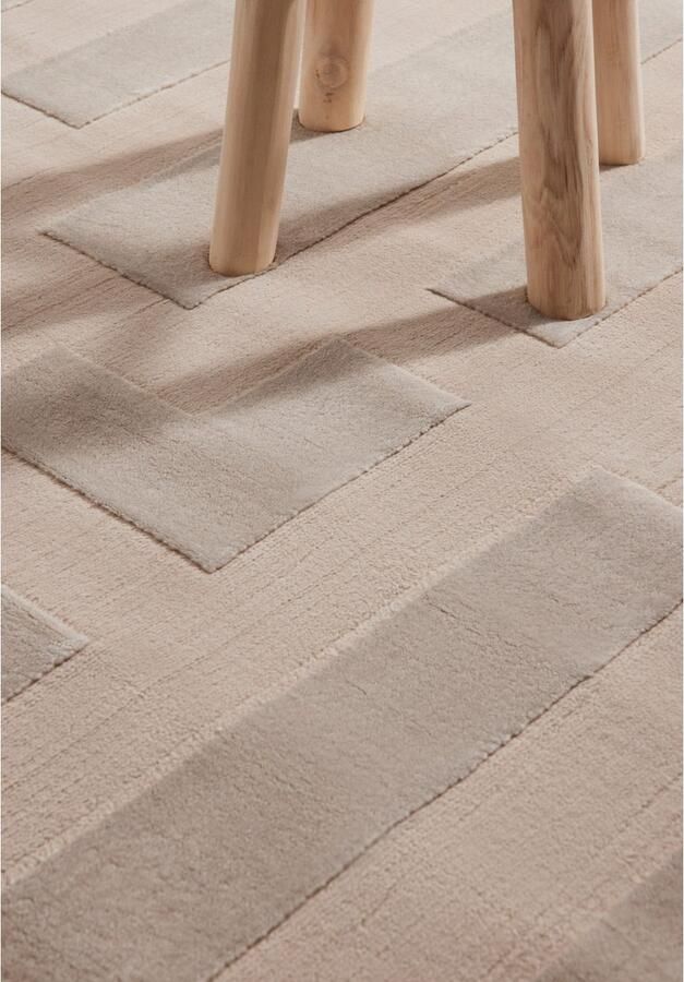 ELLE DECORATION Design-vloerkleed Onyx Woonkamer slaapkamer loper hoog-laag effect gang glans - Foto 8