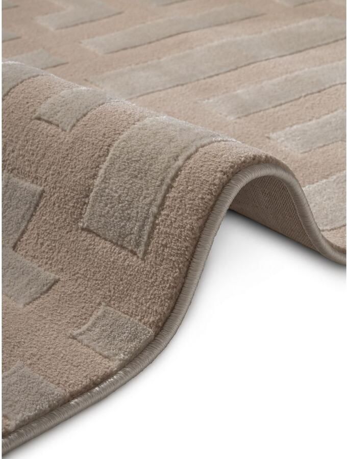 ELLE DECORATION Design-vloerkleed Onyx Woonkamer slaapkamer loper hoog-laag effect gang glans - Foto 5