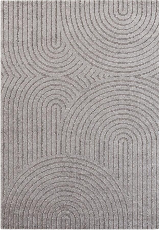 ELLE DECORATION Design-vloerkleed Panglao Zachte korte pool reliëfeffect modern zacht woonkamer (1 stuk) - Foto 4