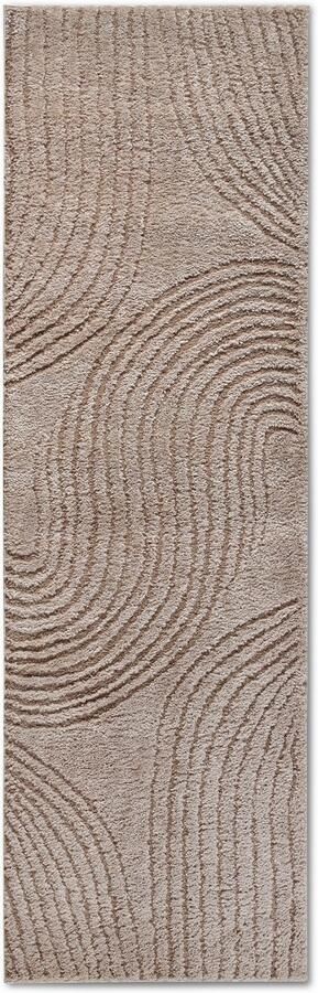 ELLE DECORATION Design-vloerkleed Pigment Hoogpolig shaggy loper zacht langpolig modern hoog-laag effect - Foto 7