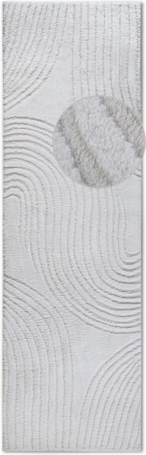 ELLE DECORATION Design-vloerkleed Pigment Hoogpolig shaggy loper zacht langpolig modern hoog-laag effect - Foto 7