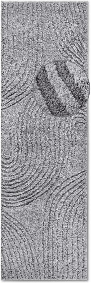 ELLE DECORATION Design-vloerkleed Pigment Hoogpolig shaggy loper zacht langpolig modern hoog-laag effect - Foto 6