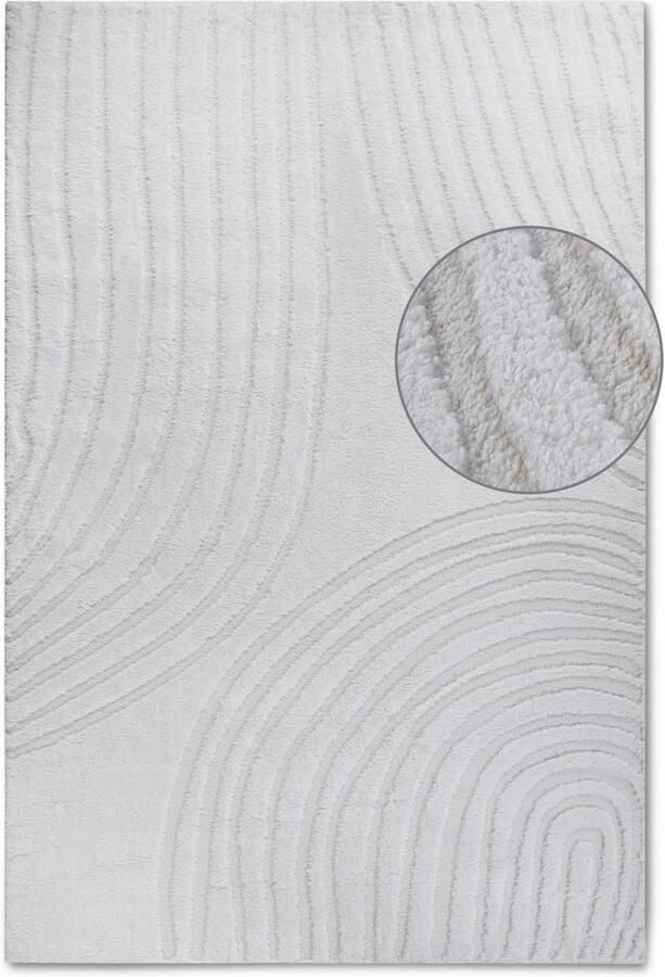 ELLE DECORATION Design-vloerkleed Pigment Hoogpolig shaggy loper zacht langpolig modern hoog-laag effect - Foto 7