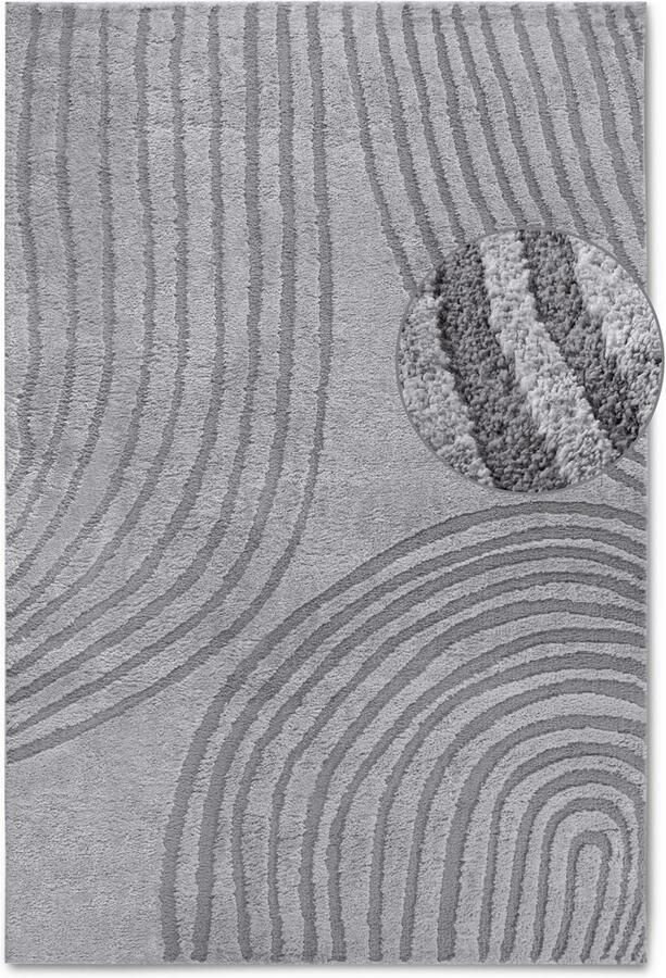 ELLE DECORATION Design-vloerkleed Pigment Hoogpolig shaggy loper zacht langpolig modern hoog-laag effect - Foto 6