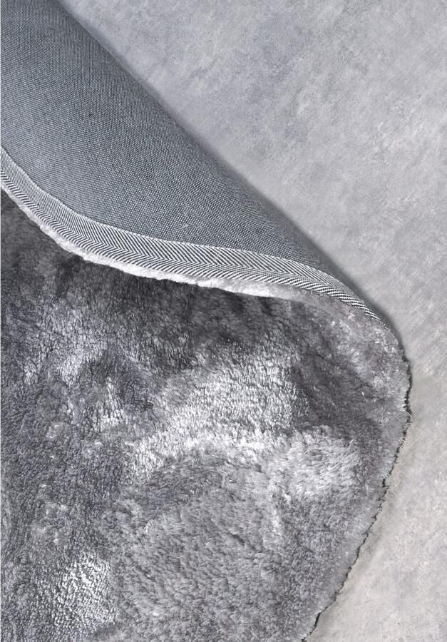 ELLE DECORATION Hoogpolig vloerkleed Calida Lange pool shaggy effen pluizig zacht glanzend modern effen - Foto 5