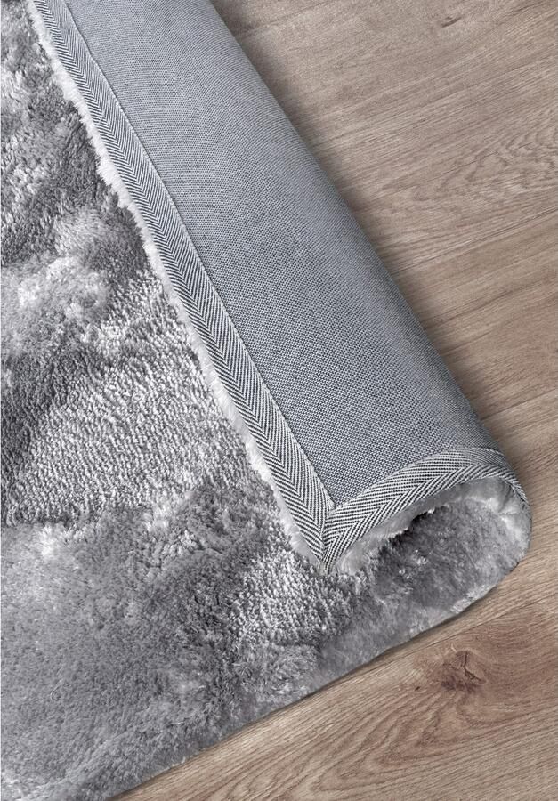 ELLE DECORATION Hoogpolig vloerkleed Calida Lange pool shaggy effen pluizig zacht glanzend modern effen - Foto 5