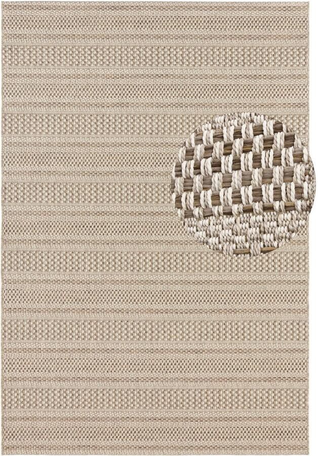 ELLE DECORATION Vloerkleed Arras In- & outdoor weerbestendig balkon tuin woonkamer sisal look - Foto 7