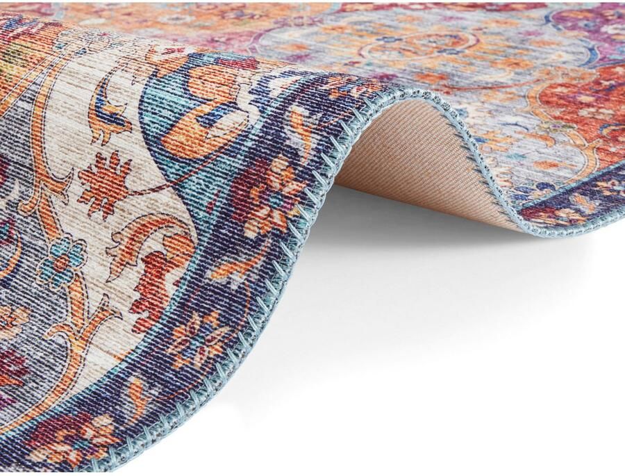 ELLE DECORATION Vloerkleed Kasjmier Ghom Oosters loper kortpolig vintage woonkamer slaapkamer - Foto 2