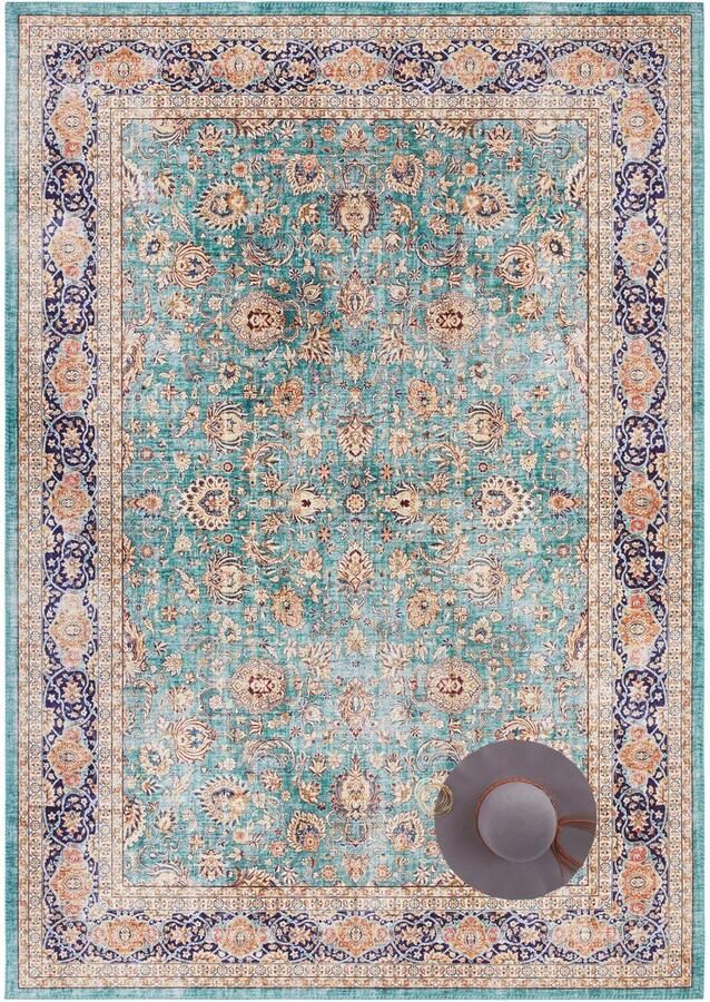 ELLE DECORATION Vloerkleed Keshan Maschad Oosters loper kortpolig vintage woonkamer slaapkamer - Foto 3