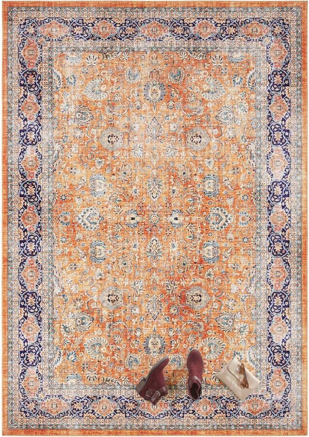 ELLE DECORATION Vloerkleed Keshan Maschad Oosters loper kortpolig vintage woonkamer slaapkamer - Foto 3