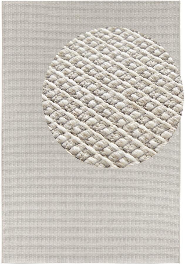 ELLE DECORATION Vloerkleed Millau Platweefsel in- & outdoor modern terras balkon woonkamer - Foto 8