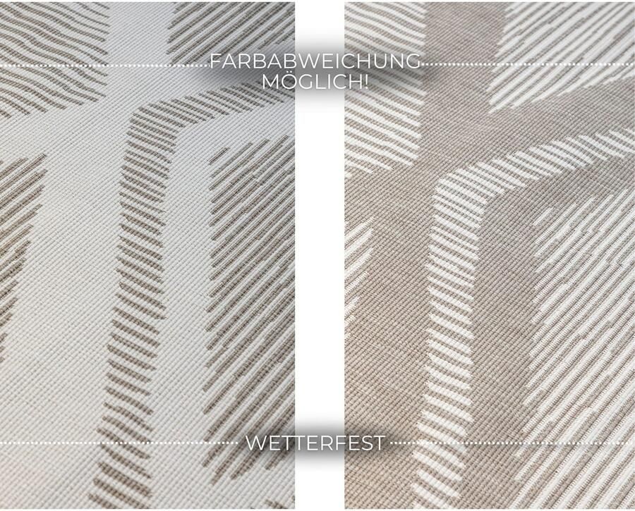 ELLE DECORATION Vloerkleed Rhombus In- en Outdoor Vlakweefsel binnen- en buitengebruik modern omkeerbaar tapijt balkon woonkamer - Foto 2