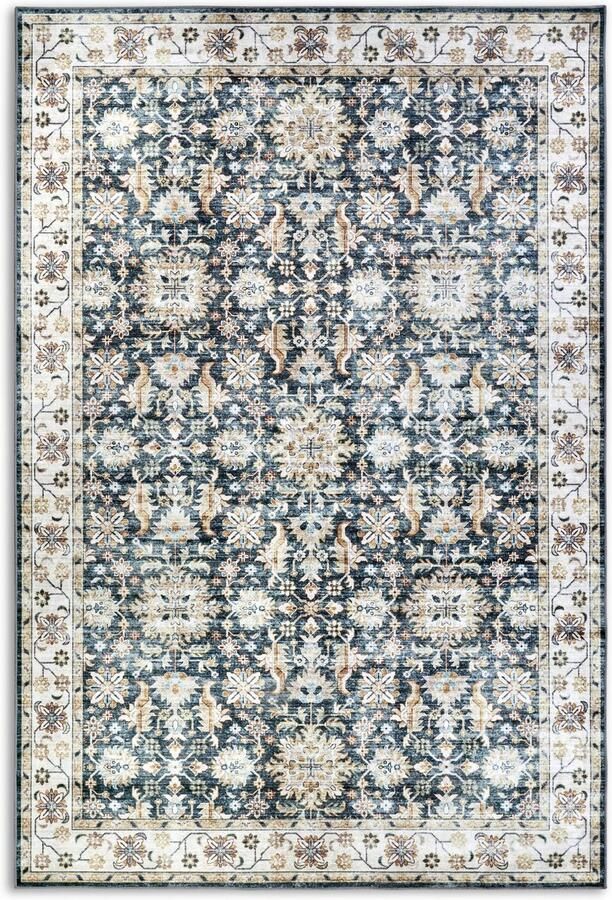 ELLE DECORATION Vloerkleed Saveh Kortpolig antislip vintage klassiek woonkamer gang - Foto 7