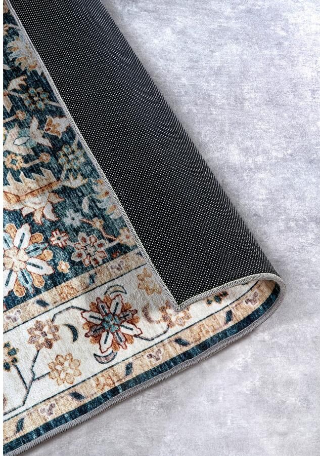 ELLE DECORATION Vloerkleed Saveh Kortpolig antislip vintage klassiek woonkamer gang - Foto 4