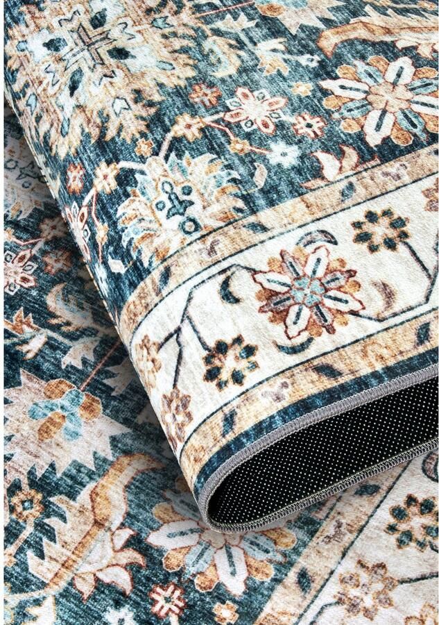 ELLE DECORATION Vloerkleed Saveh Kortpolig antislip vintage klassiek woonkamer gang - Foto 5