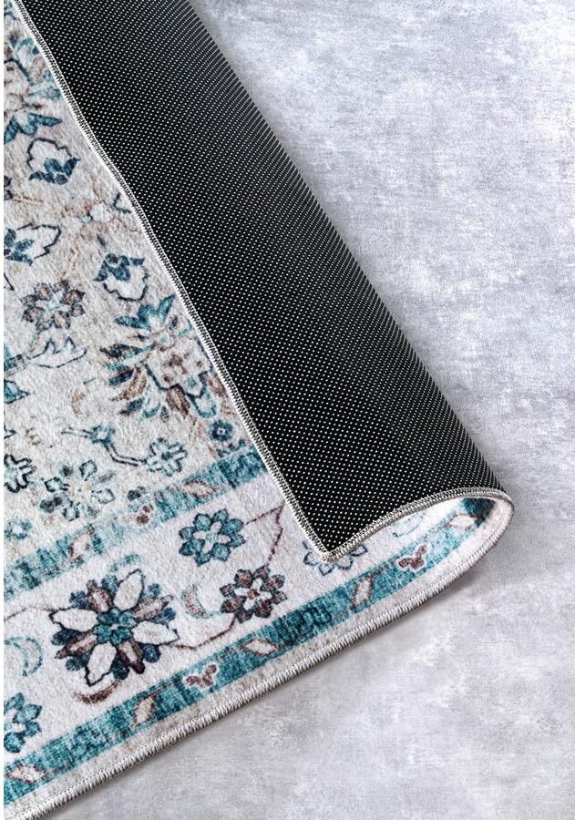 ELLE DECORATION Vloerkleed Saveh Kortpolig antislip vintage klassiek woonkamer gang - Foto 5