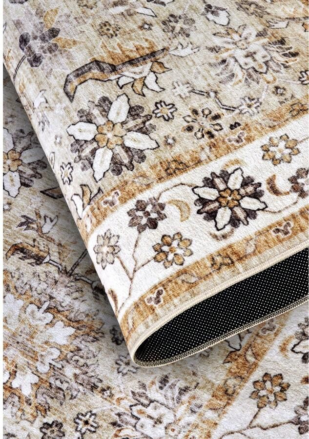 ELLE DECORATION Vloerkleed Saveh Kortpolig antislip vintage klassiek woonkamer gang - Foto 5