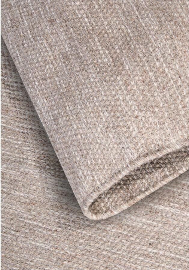 ELLE DECORATION Wollen kleed Pradesh Handgeweven wol natuur loper woonkamer slaapkamer Scandi - Foto 4