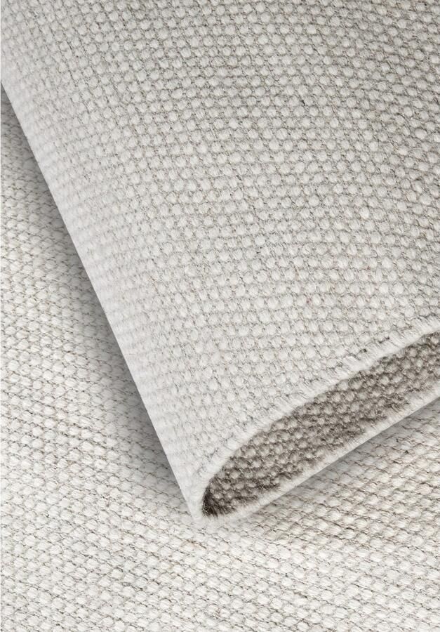 ELLE DECORATION Wollen kleed Pradesh Handgeweven wol natuur loper woonkamer slaapkamer Scandi - Foto 5