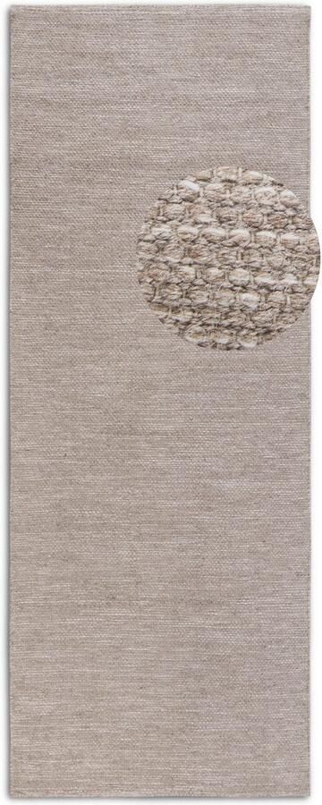 ELLE DECORATION Wollen kleed Pradesh Handgeweven wol natuur loper woonkamer slaapkamer Scandi - Foto 7