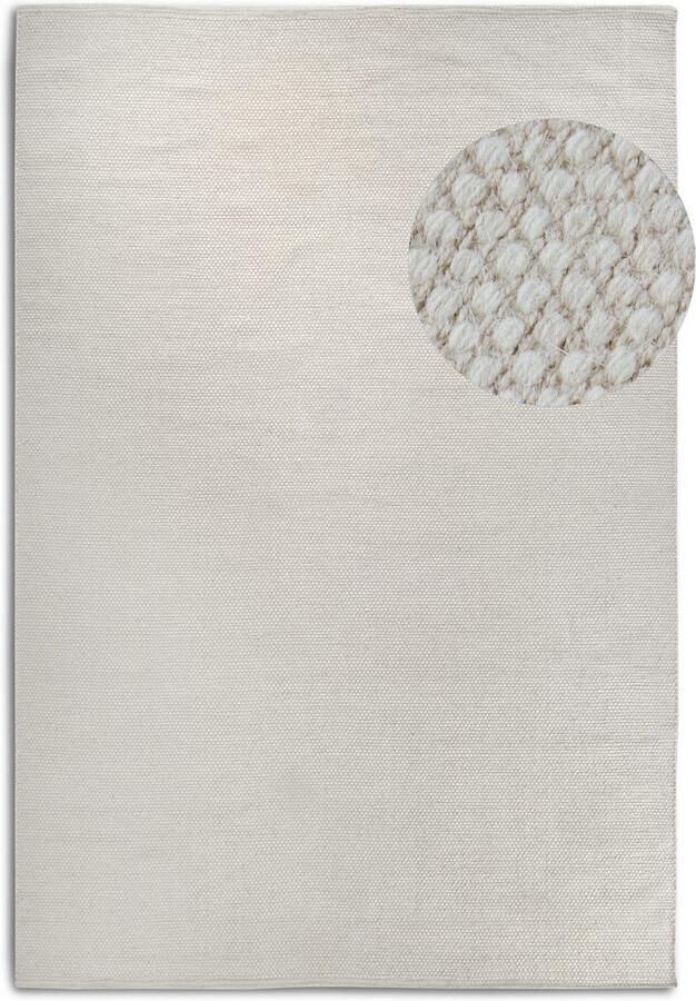 ELLE DECORATION Wollen kleed Pradesh Handgeweven wol natuur loper woonkamer slaapkamer Scandi - Foto 7