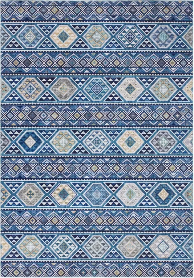 ELLE DECORATION Vloerkleed Anatolian Oriënt-look vintage-design afgehecht volle kleuren