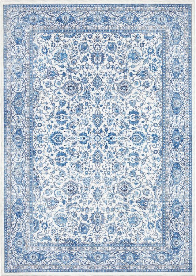 Elle Decoration Oosters vloerkleed Maschad saffierblauw 120x160 cm - Foto 6