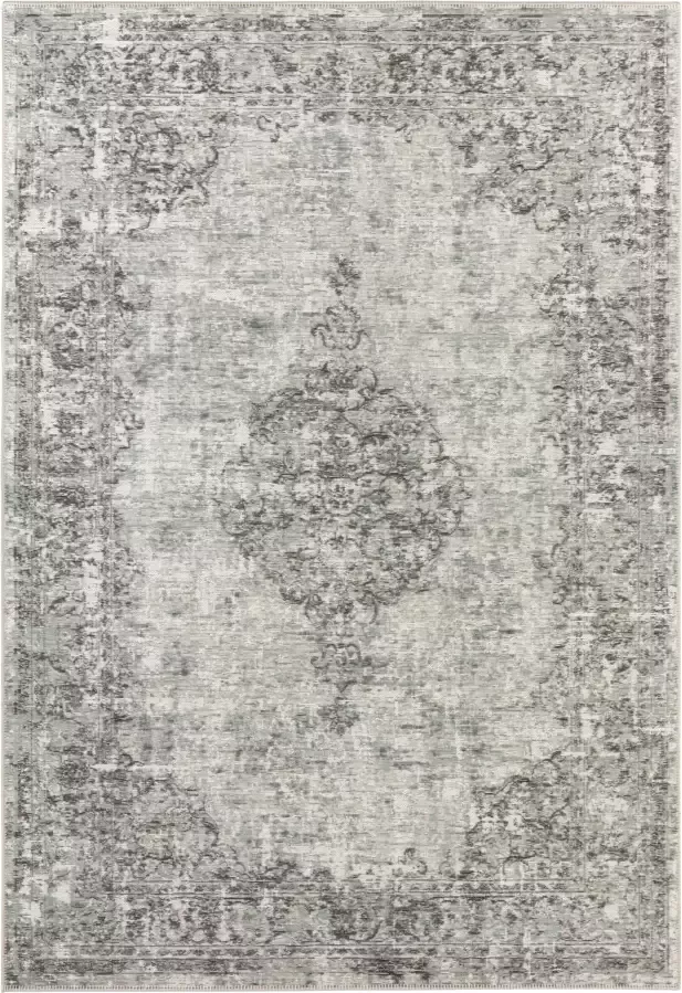 ELLE DECORATION Vloerkleed Vertou Platweefsel vintage-design used look hoogwaardige materialenmix - Foto 4
