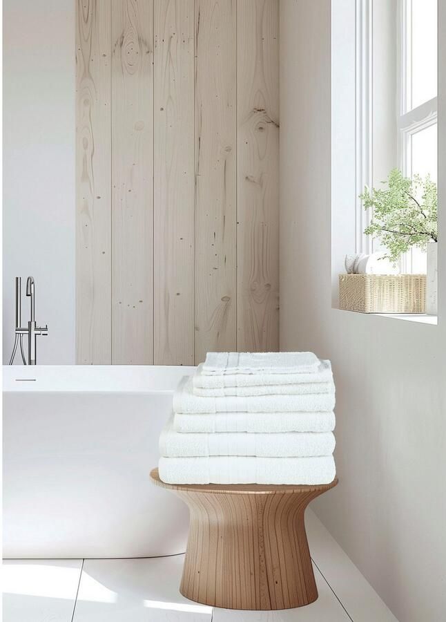 Emotion Handdoekenset Uni Katoen walkfrottee bies 500 GSM effen zonder ophangbeugel (set) - Foto 4