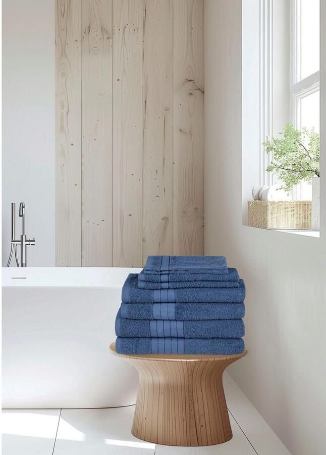 Emotion Handdoekenset Uni Katoen walkfrottee bies 500 GSM effen zonder ophangbeugel (set) - Foto 4