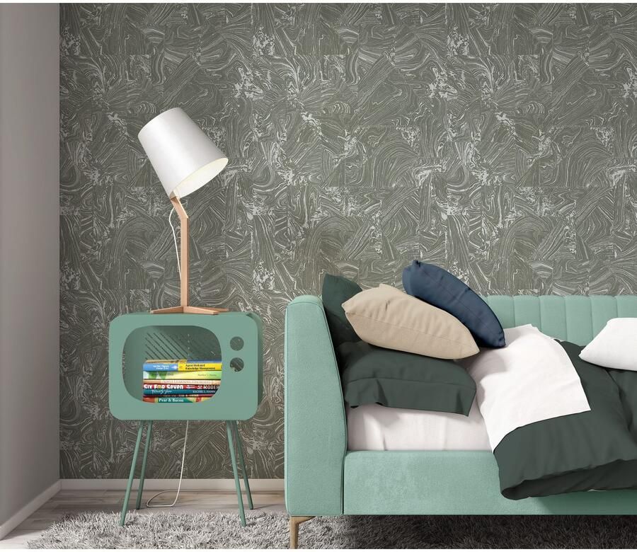 Erismann Vliesbehang PVC-vrije vliesbehang MADOC (1 stuk)