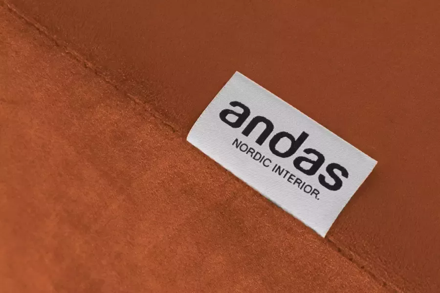 Andas 2-zitsbank Frode met elegante metalen poten - Foto 2