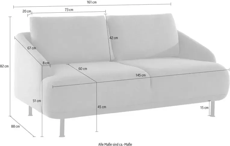 Andas 3-zitsbank Bendik Voeten van zwart metaal design by Morten Georgsen - Foto 4