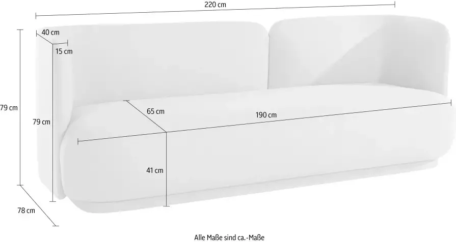 Andas 3-zitsbank Kala - Foto 4