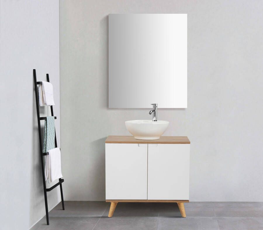 Andas Badspiegel Lund Badezimmerspiegel Spiegelschrank ohne LED Beleuchtung - Foto 5