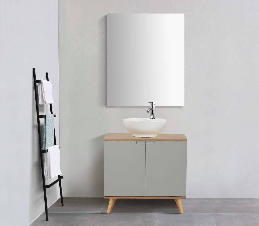 Andas Badspiegel Lund Badezimmerspiegel Spiegelschrank ohne LED Beleuchtung - Foto 1