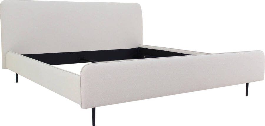 Andas Gestoffeerd bed Edvard met gestoffeerd hoofd- en voeteneinde - Foto 3