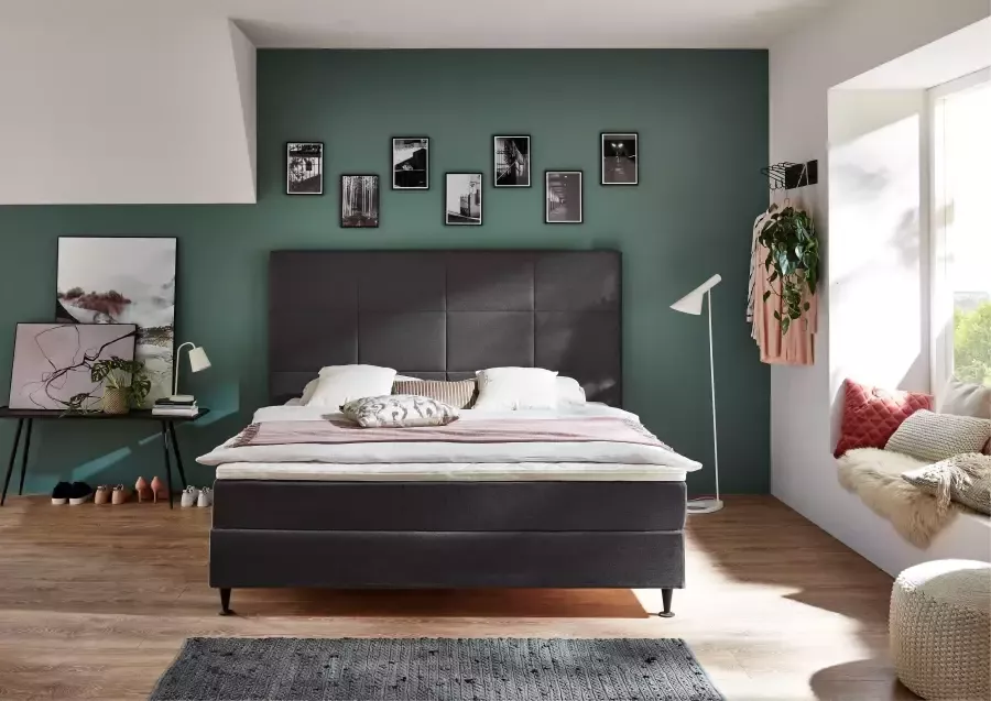 Andas Boxspring Linja met hotelbed-karakter comfort-lighoogte en topmatras inclusief - Foto 3