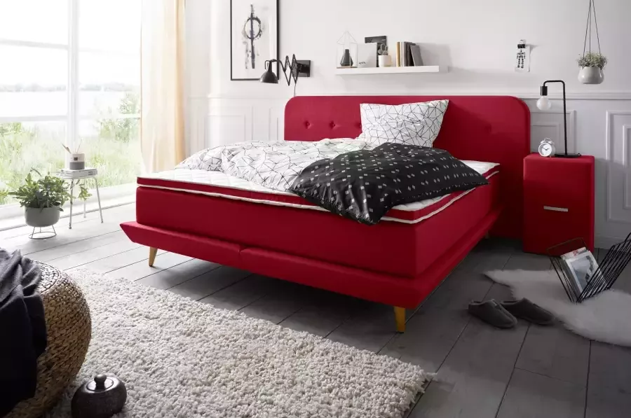 Andas Boxspring Premium Stiksels met capitonnage incl. topmatras - Foto 3