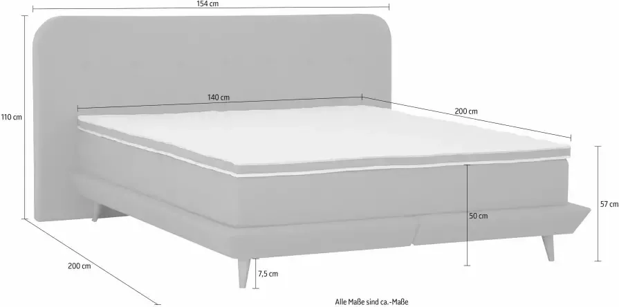 Andas Boxspring Premium Stiksels met capitonnage incl. topmatras - Foto 5