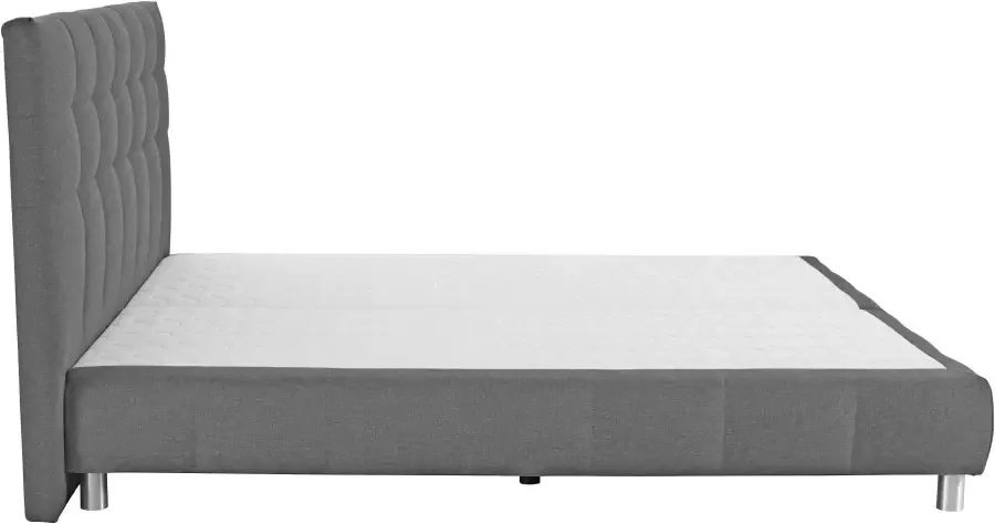 Andas Boxspring Salo XXL in fluwelige look of structuurstof 6 breedten in extra lang 220 cm 4 hardheden - Foto 7