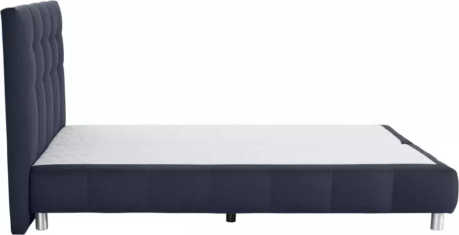 Andas Boxspring Salo XXL in fluwelige look of structuurstof 6 breedten in extra lang 220 cm 4 hardheden - Foto 7