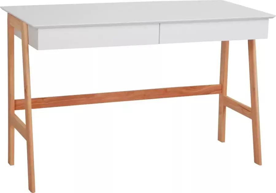 Artistiq Living Artistiq Bureau Cristian 120 x 60 met 2 laden Wit - Foto 2