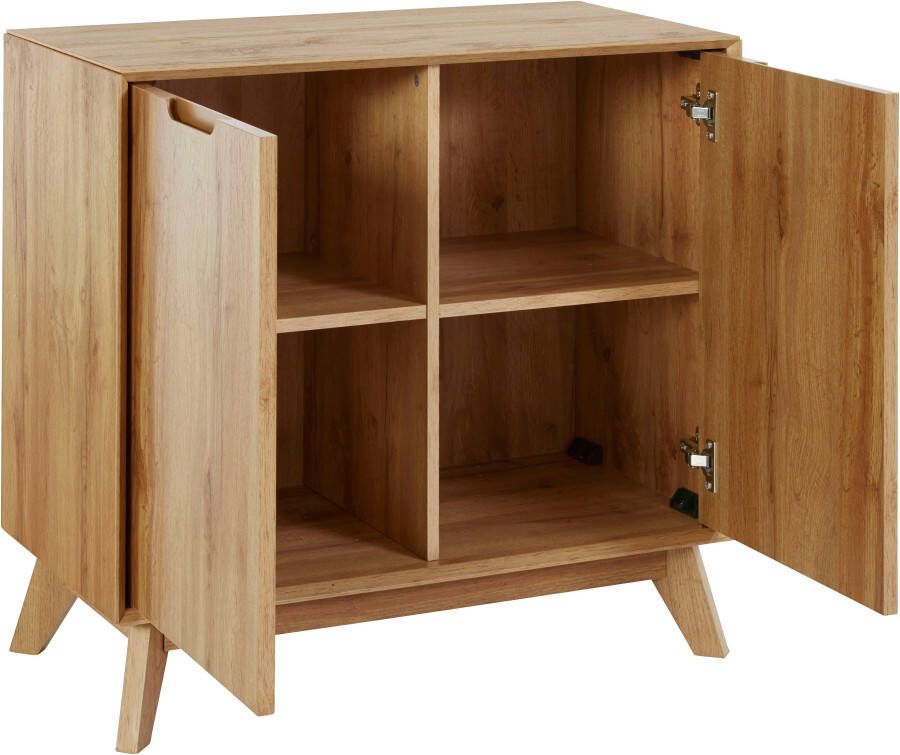 Andas Dressoir Pandrup met 2 deuren en 2 verstelbare planken b: 80 cm h: 75 cm - Foto 4