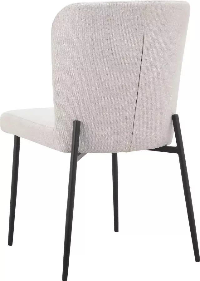 Andas Eetkamerstoel Lieska Gestoffeerde stoel keukenstoel zithoogte 47 5 cm (set 2 stuks) - Foto 3