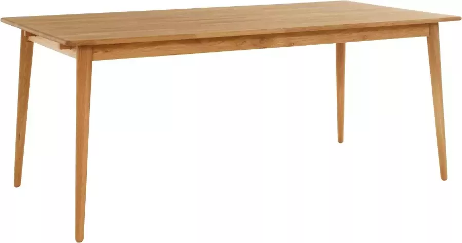 Andas Eettafel Toarp Massief eikenhout eettafel in Scandi look FSC-gecertificeerd - Foto 4