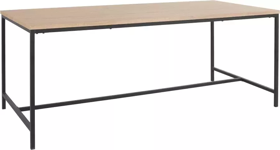 Andas Eettafel Vadum met tafelblad in een hout-look en voelbare structuur hoogte 76 cm (1 stuk) - Foto 3