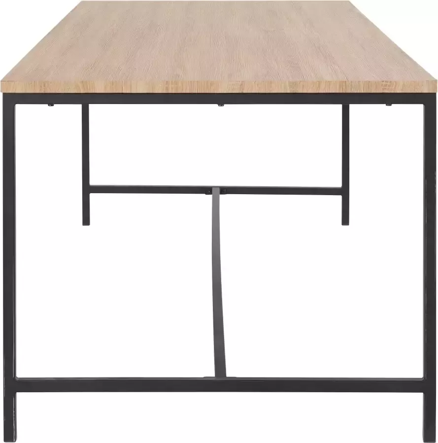 Andas Eettafel Vadum met tafelblad in een hout-look en voelbare structuur hoogte 76 cm (1 stuk)