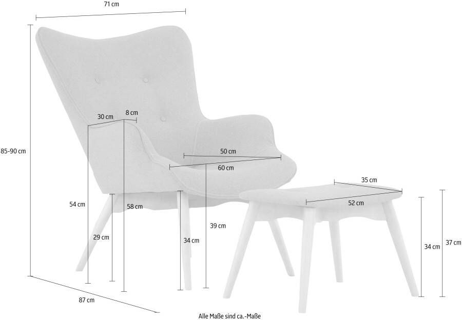 Andas Fauteuil Ducon naar keuze met of zonder hocker - Foto 3